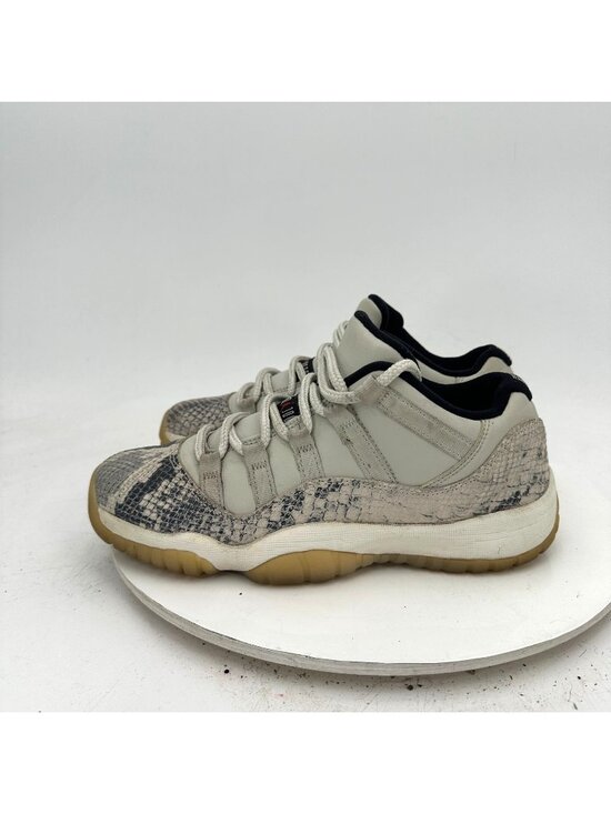 Nike Shoes - Nike Air Jordan 11 Youth Size 6Y Women 7.5 CD6847 002 Light Bone Snakeskin Shoes